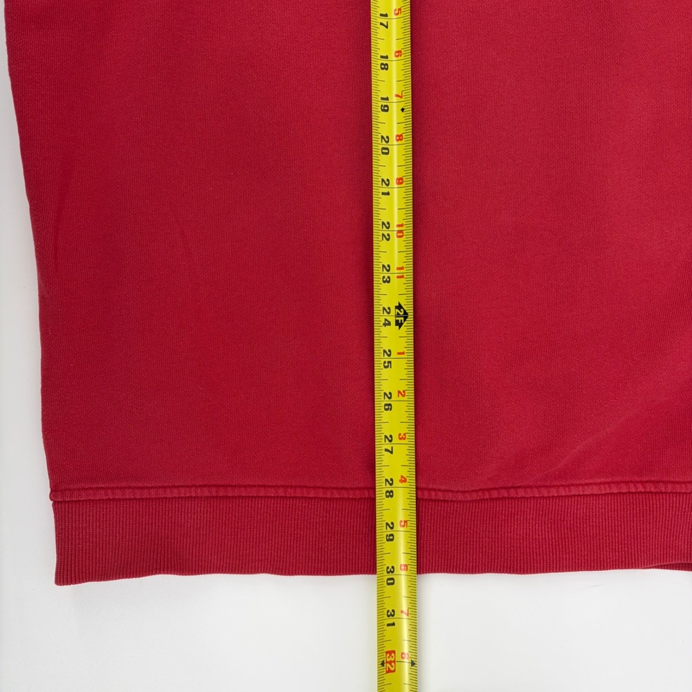 Vineyard Vines Mens Quarter Zip Pullover Red Navy Blue 1K0409 Sweatshirt - Picture 11 of 12